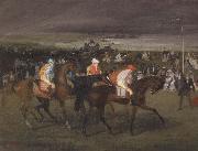 Edgar Degas, At the races The Start